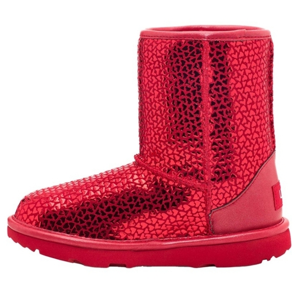 UGG Other - NWOT Ugg - Kids Classic II Gel Hearts Short Boots size 4 Big Kids